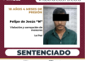 SENTENCIAN A VIOLADOR A MÁS 18 AÑOS DE PRISIÓN, CULPABLE DE 3 CARGOS DE DELITOS SEXUALES