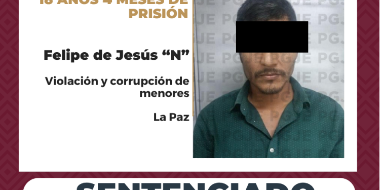 SENTENCIAN A VIOLADOR A MÁS 18 AÑOS DE PRISIÓN, CULPABLE DE 3 CARGOS DE DELITOS SEXUALES