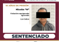 OBTIENE PGJE SENTENCIA DE 10 AÑOS DE PRISIÓN PARA RESPONSABLE DE VIOLACIÓN EN AGRAVIO DE UNA MENOR EN LOS CABOS