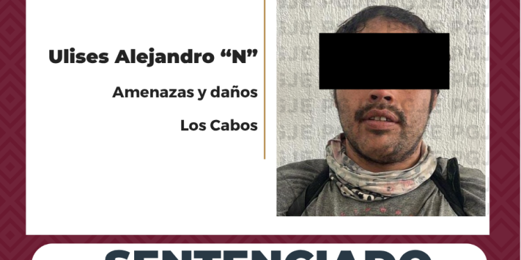OBTIENE SENTENCIA DE 3 AÑOS DE PRISIÓN POR AMENAZAS Y DAÑOS