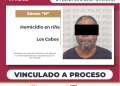 OBTIENE PGJE VINCULACIÓN A PROCESO CONTRA IMPUTADO POR HOMICIDIO EN RIÑA EN LOS CABOS