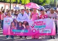PARTICIPA AYUNTAMIENTO EN MARCHA ROSA Y TURQUESA EN SANTA ROSALÍA