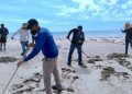 MANTIENE GOBIERNO MUNICIPAL RECUPERACIÓN DE PLAYAS AFECTADAS POR LIRIO ACUÁTICO; RETIRAN MÁS DE 150 TONELADAS EN 15 DÍAS